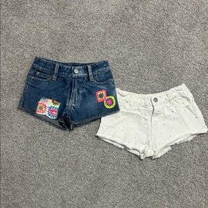 fbz denim shorts (2 pairs), size 5/6